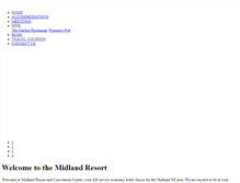 Tablet Screenshot of midlandresorthotel.com